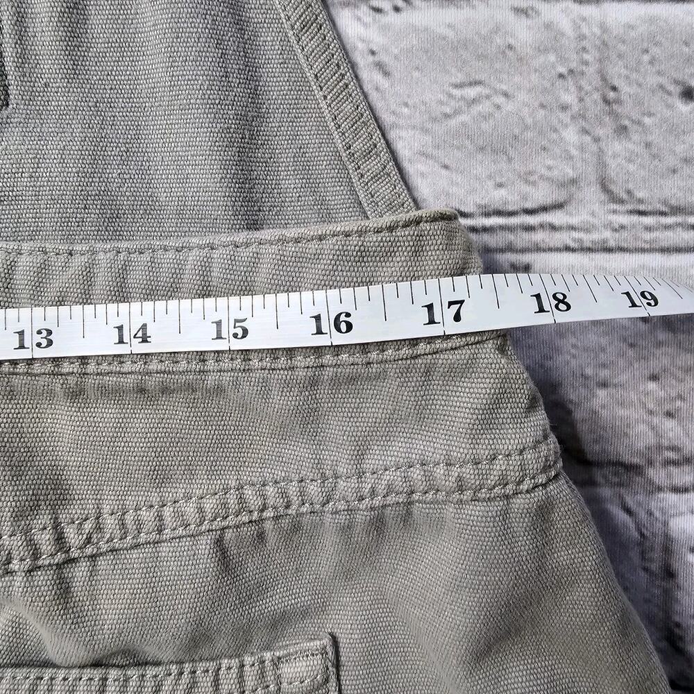 BDG Womens Urban Outfitters Gray Green Denim Overall Dress Size Large - Picture 9 of 12